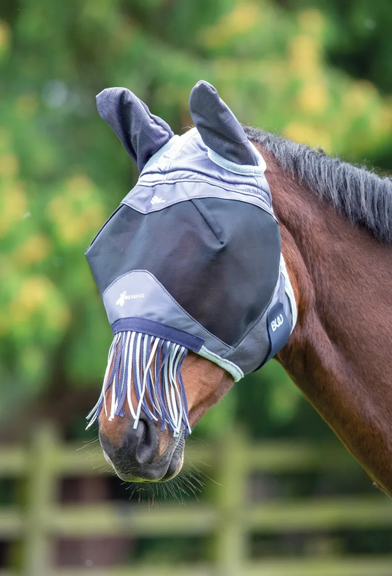 Bridleway Metabug Fly Mask with Ears and Fringe